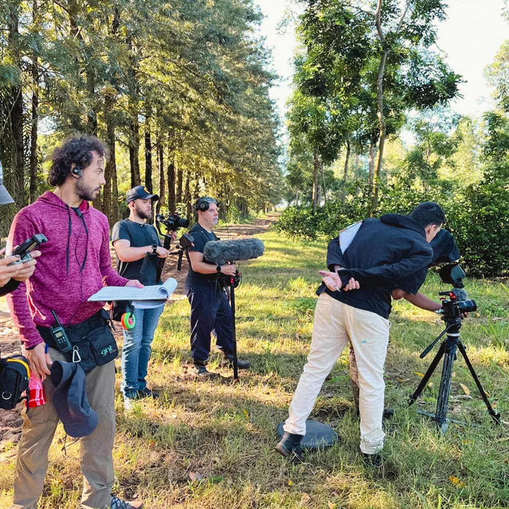 Produtora de filmes gravando documentário sobre meio ambiente, ESG em São Paulo